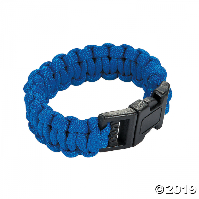 Small Blue Paracord Bracelets (6 Piece(s))