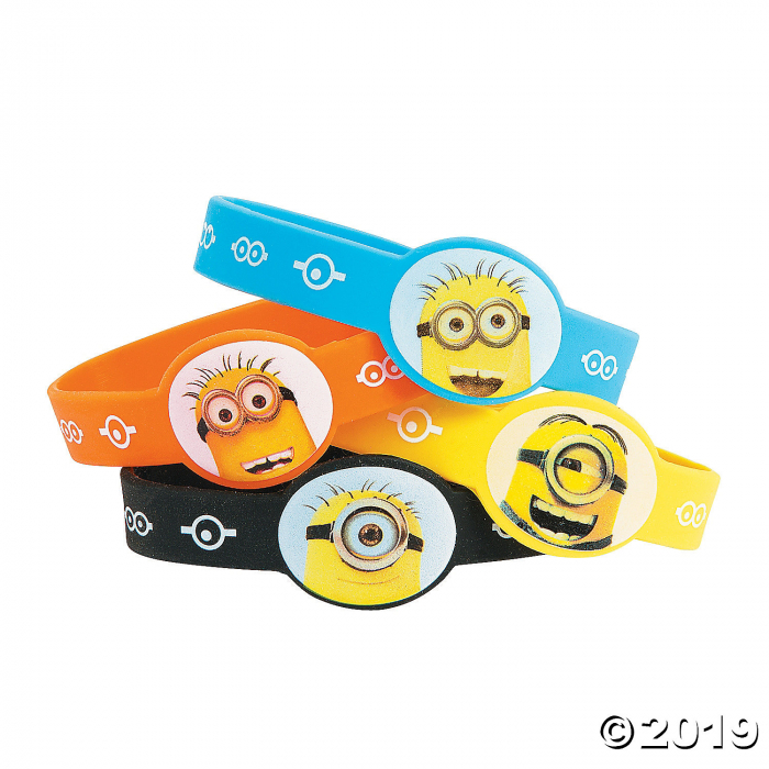Minions Rubber Bracelets (4 Piece(s)) Minions Rubber Bracelets (4 Piece(s))
