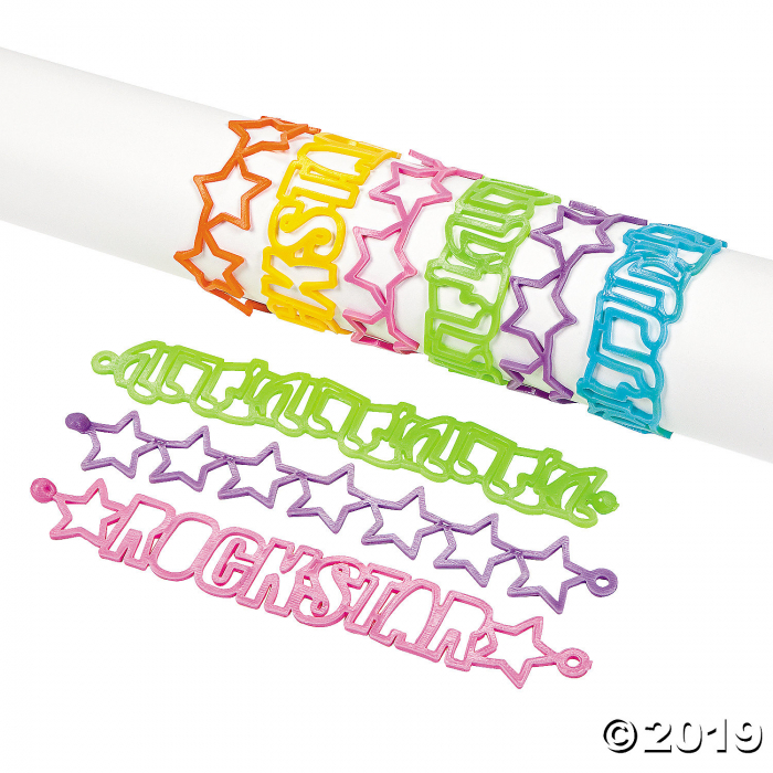 Rock Star Fun Bracelets (24 Piece(s))