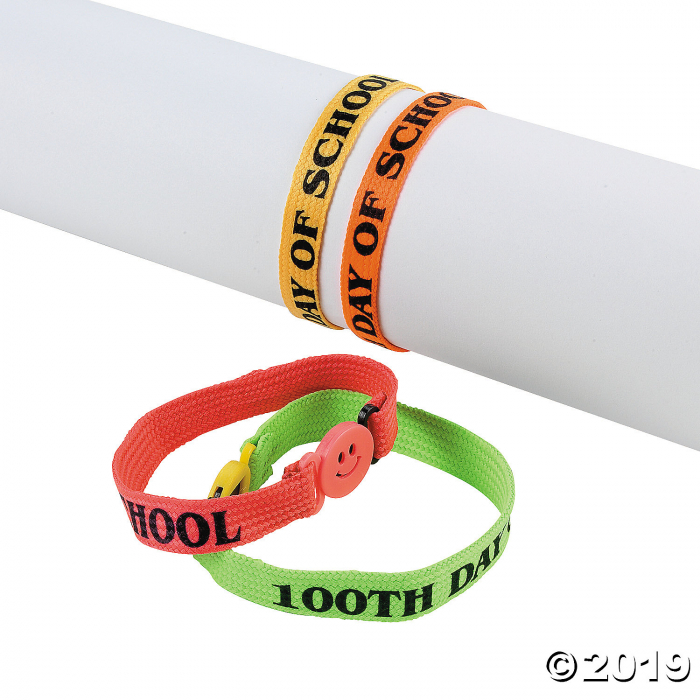 100th Day of School Friendship Bracelets (Per Dozen)