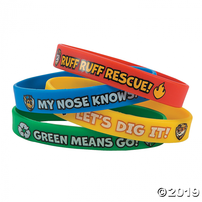 paw patrol rubber bracelets