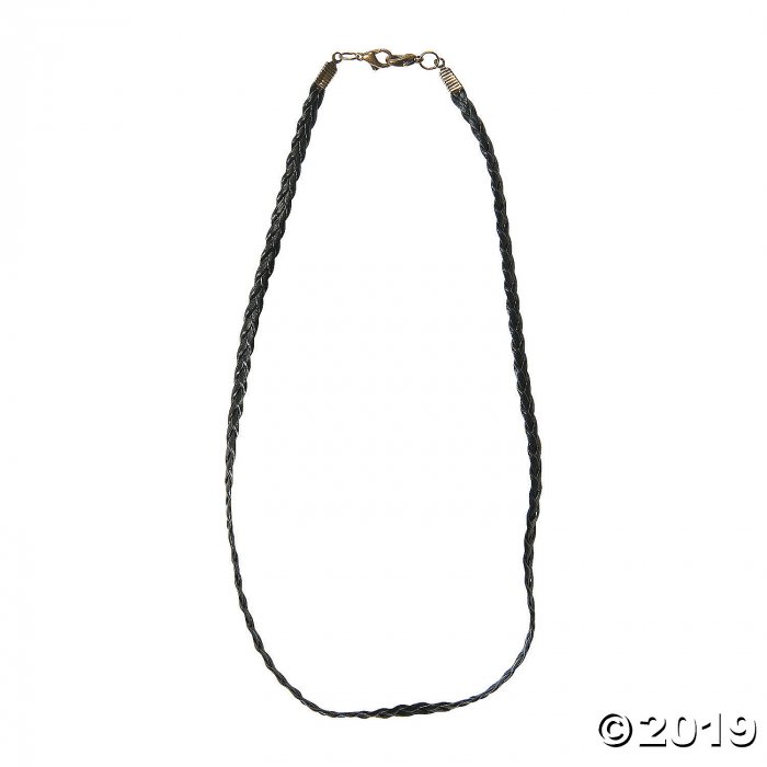 Black Connector Leather Bracelets (Per Dozen)