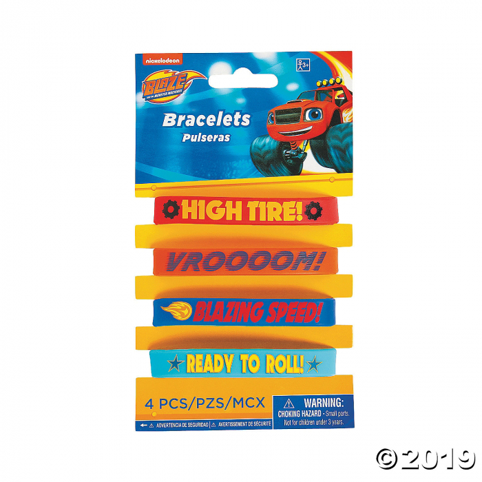 Blaze and the Monster Machines Rubber Bracelets (4 Piece(s))