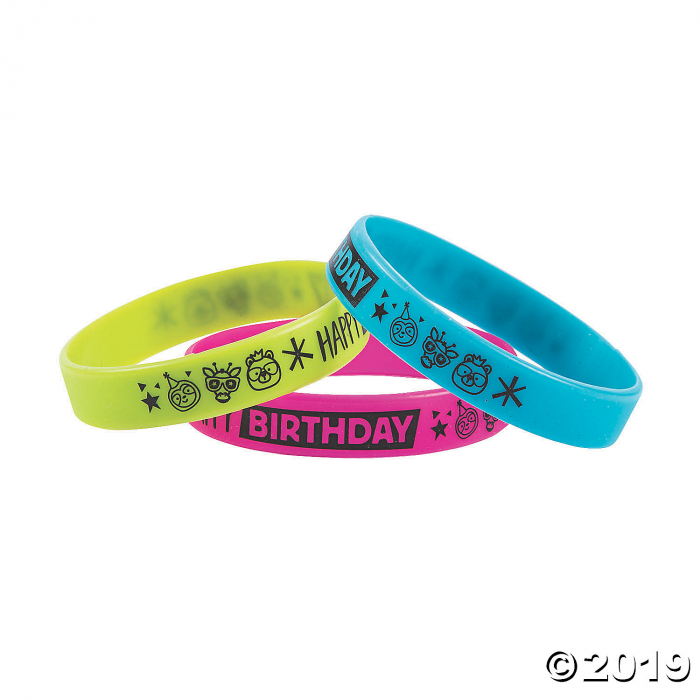 Party Animal Silicone Bracelets (Per Dozen)