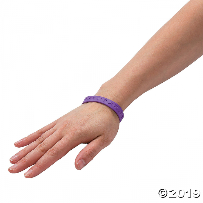 Crosses Rubber Bracelets (24 Piece(s))