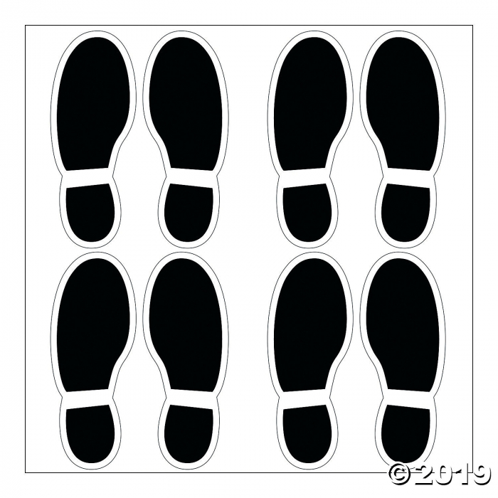 Spy Agents Footprint Floor Decals (2 Sheet(s))
