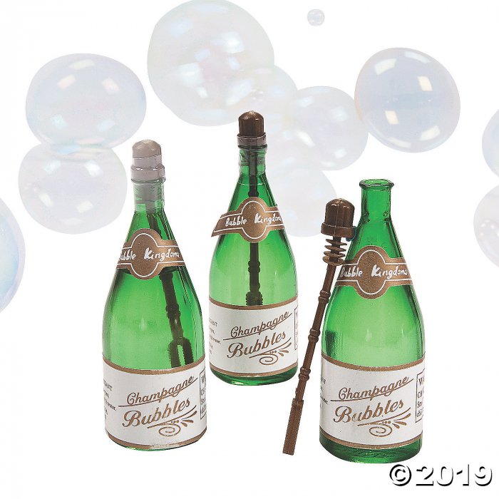 Mini Champagne Bottle Bubbles (Per Dozen)