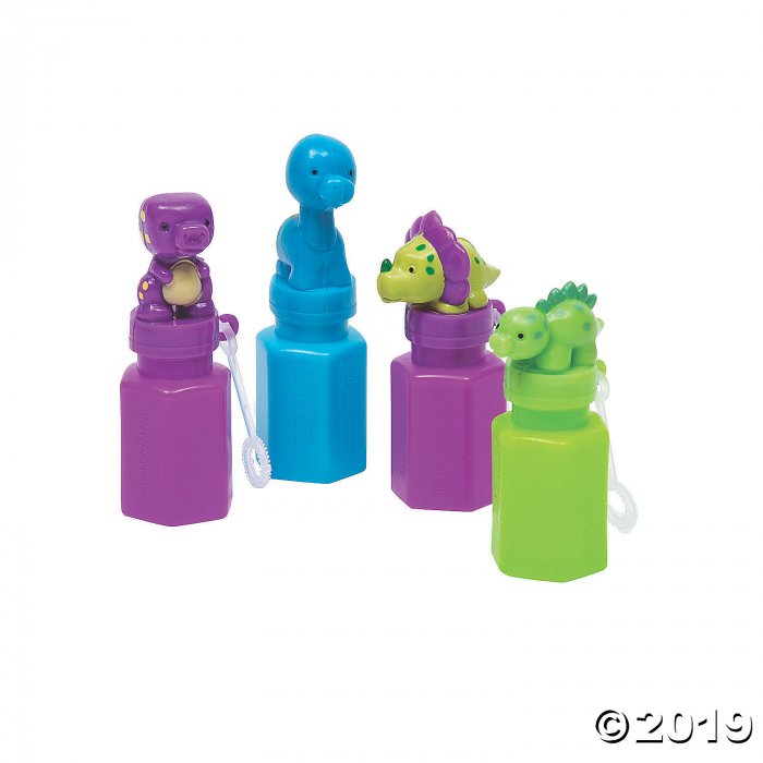 Little Dino Bubble Bottles (Per Dozen)