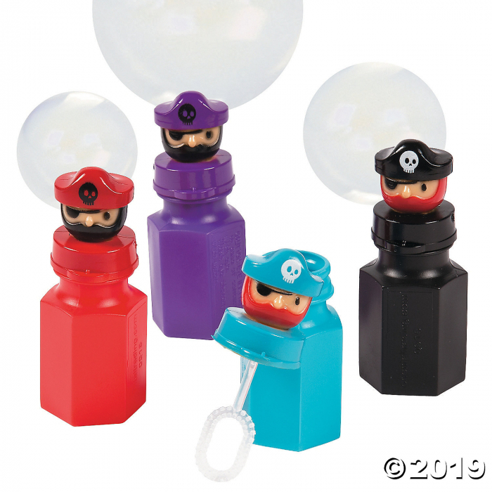 Pirate Character Bubbles (Per Dozen)