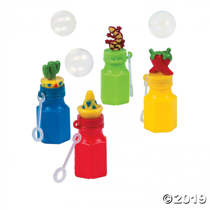 Fiesta Character Bubble Bottles (Per Dozen)