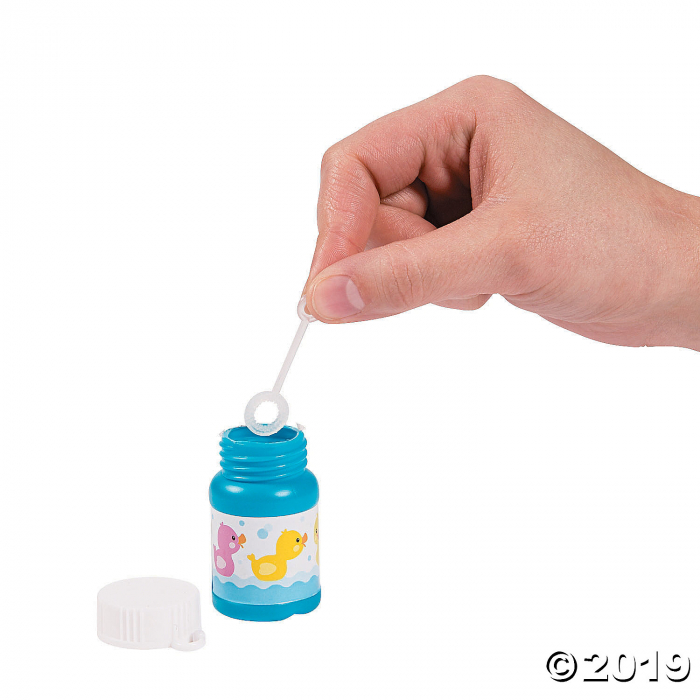 Mini Rubber Ducky Bubble Bottles (24 Piece(s))