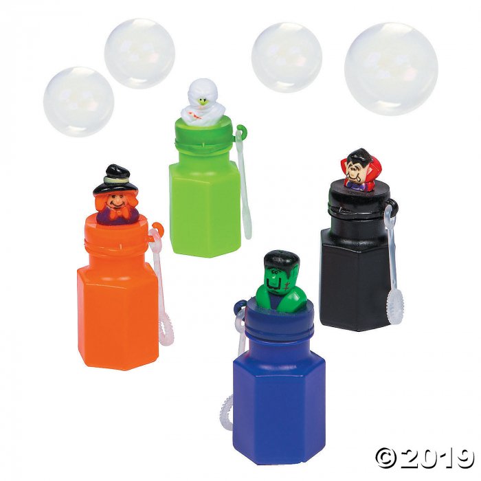 Halloween Character Bubble Bottles (Per Dozen)