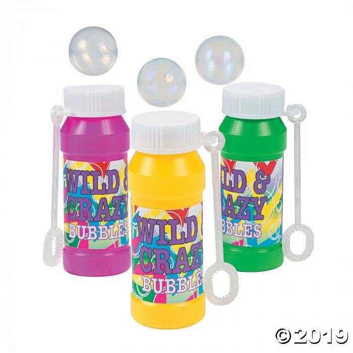 Wild & Crazy Bubble Bottles (Per Dozen)