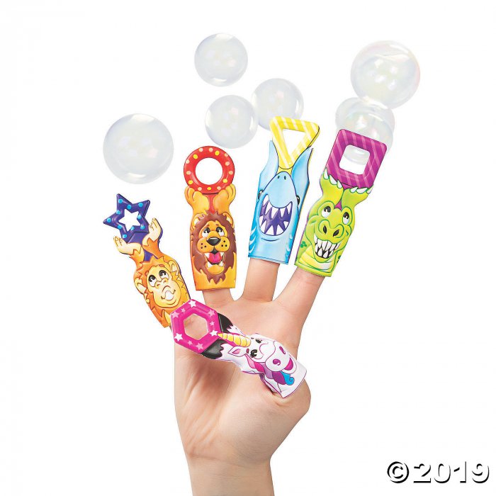 Bubble Wand Puffy Finger Puppets (10 Piece(s))