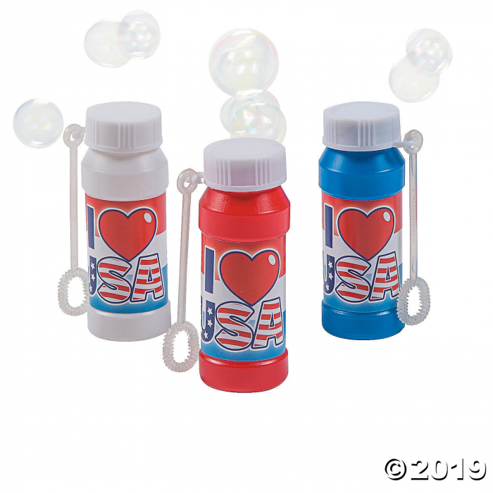 USA Bubble Bottles (Per Dozen)