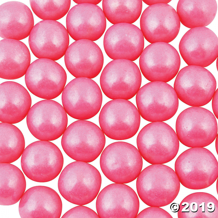 Medium Shimmer Pink Gumballs (165 Piece(s))