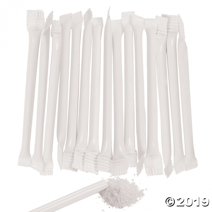 White Candy-Filled Straws (240 Piece(s))