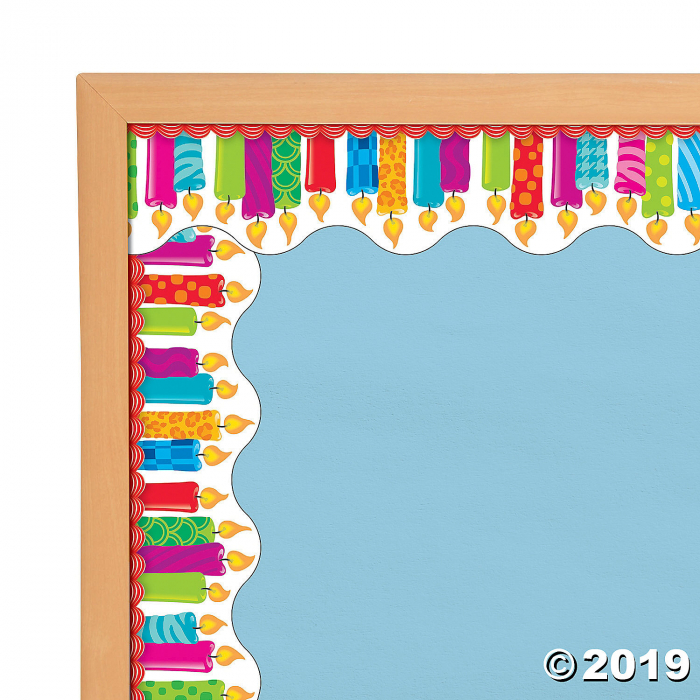 Terrific Trimmers® Birthday Candles Bulletin Board Borders (1 Set(s))