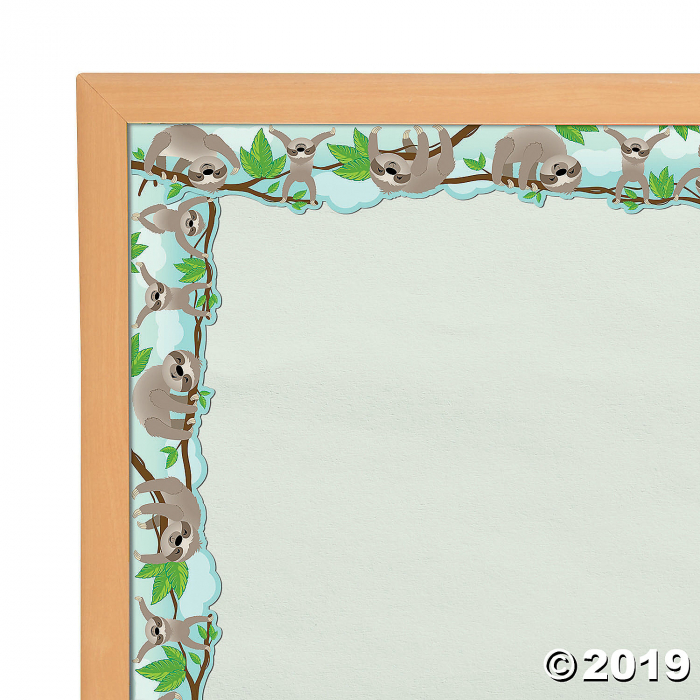 Sloth Bulletin Board Borders (Per Dozen)