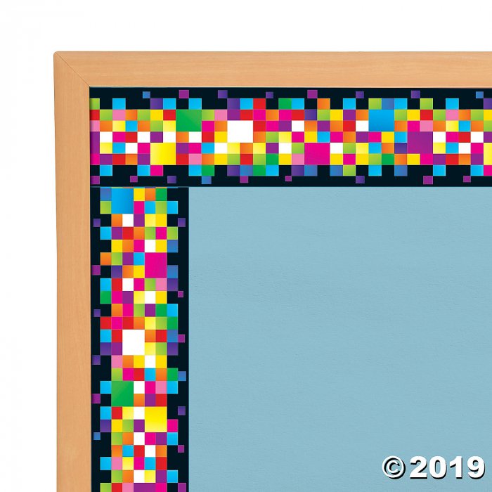 Pixels Bulletin Board Border (11 Piece(s))
