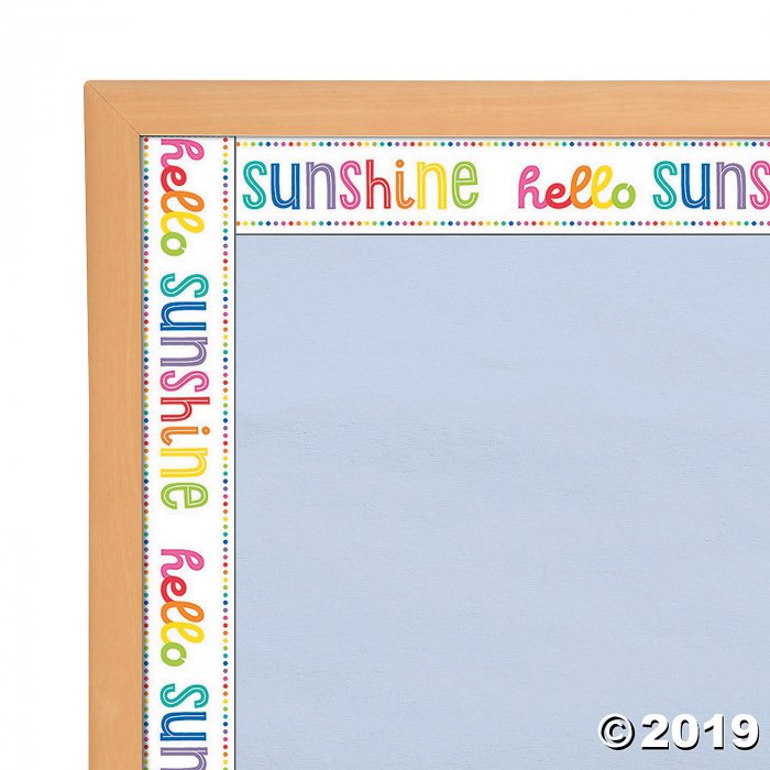 Schoolgirl Style Hello Sunshine Bulletin Board Borders (1 Set(s))