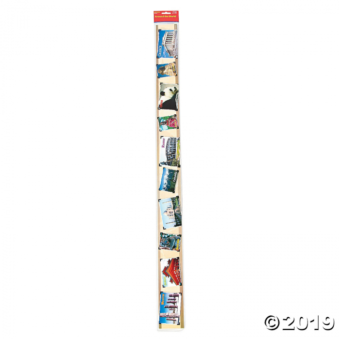 Around the World Bulletin Board Borders (Per Dozen)