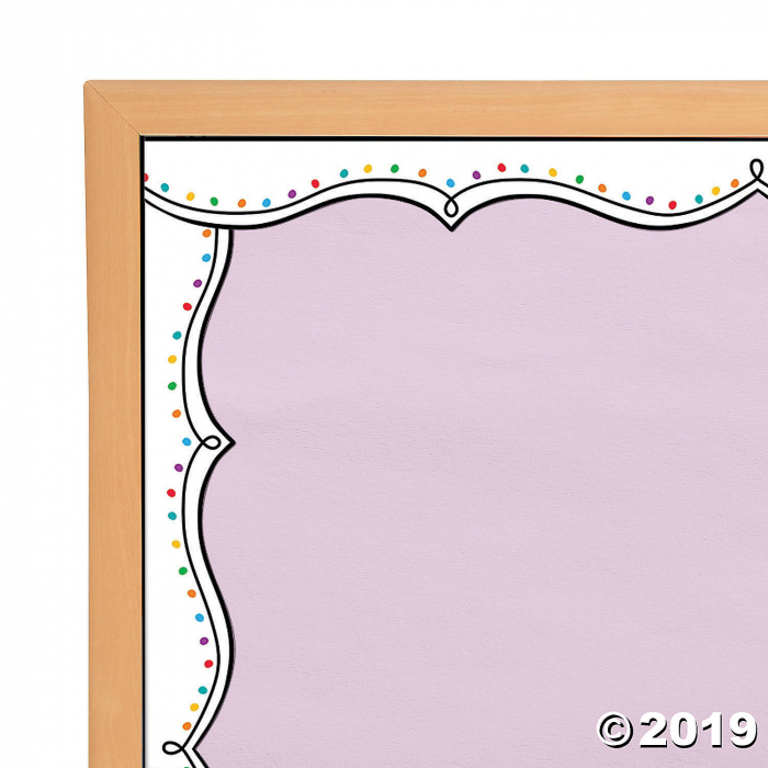 Carson-Dellosa® Rainbow Doodle Bulletin Board Borders (Per Dozen)