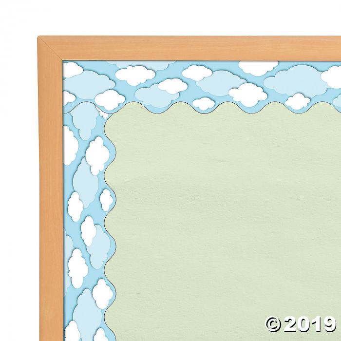 Carson-Dellosa® Clouds Scalloped Bulletin Board Borders (1 Set(s))