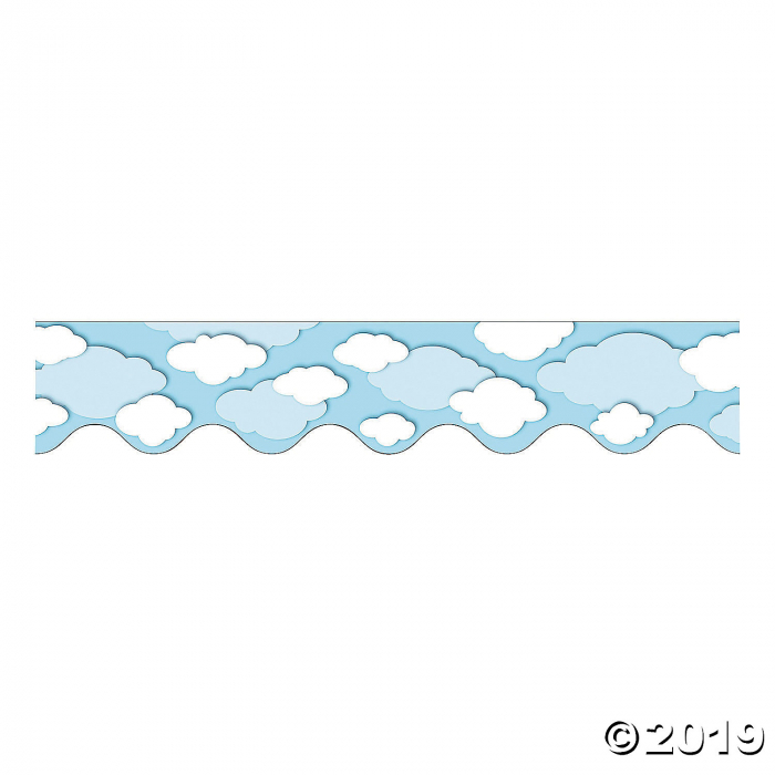 Carson-Dellosa® Clouds Scalloped Bulletin Board Borders (1 Set(s))