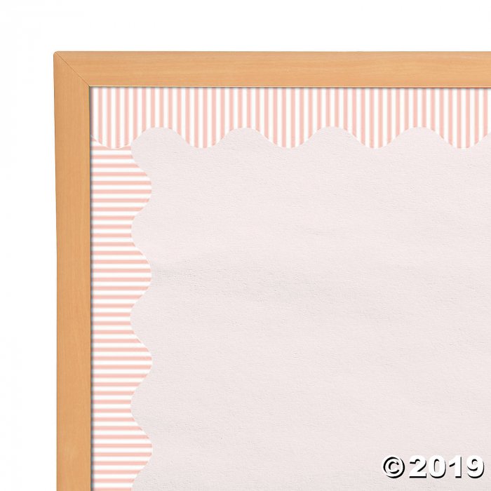 Simply Sassy Pink Striped Bulletin Board Borders (Per Dozen)