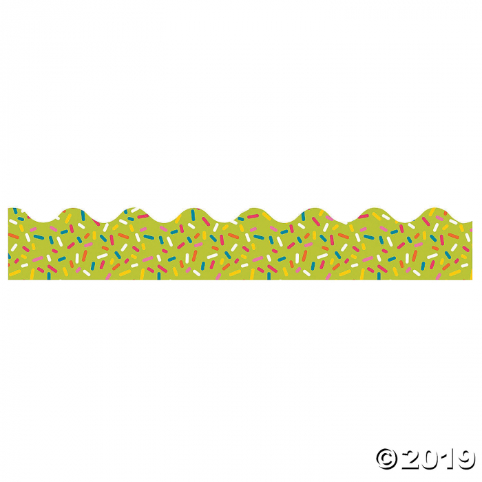 Carson-Dellosa® Lime Green with Sprinkles Scalloped Bulletin Board Borders (1 Set(s))