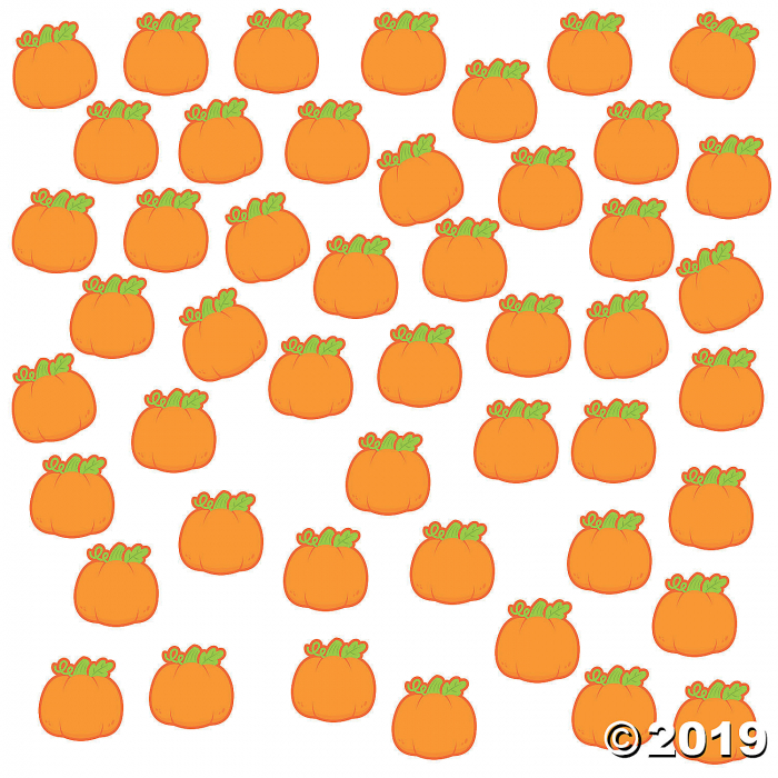 Pumpkin Bulletin Board Cutouts (48 Piece(s))