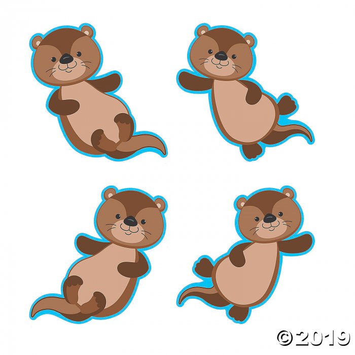 Otter Bulletin Board Cutouts (48 Piece(s))