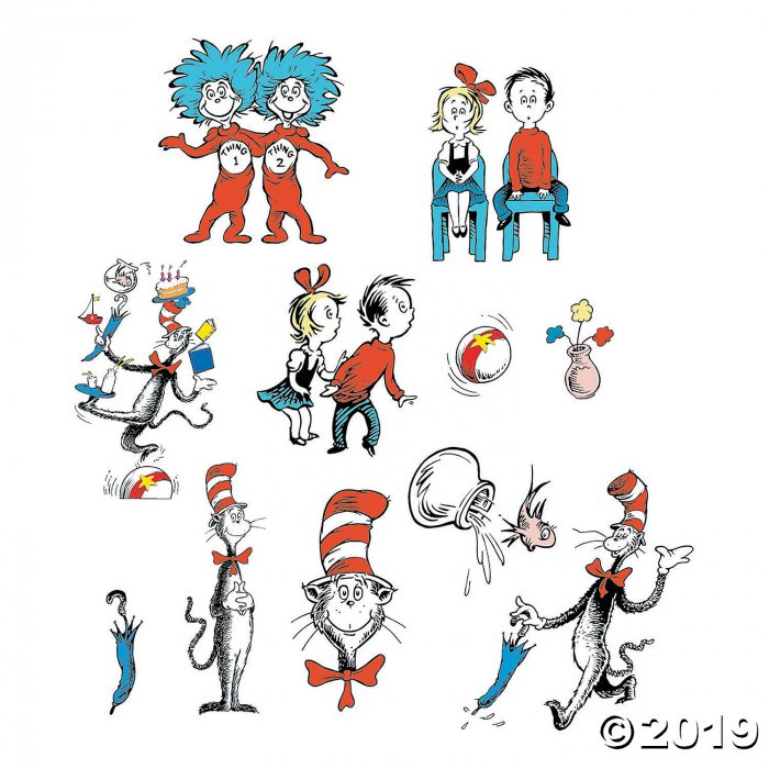 Dr. Seuss Character Bulletin Board Cutouts (13 Piece(s)) | GlowUniverse.com