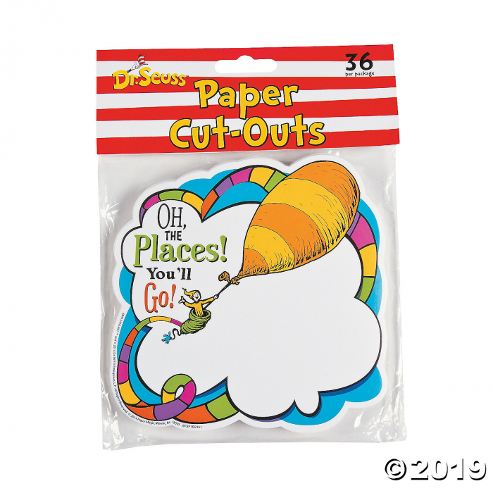 Dr. Seuss Oh the Places You'll Go Cutouts (36 Piece(s))