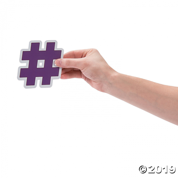 Hashtag Bulletin Board Accents (48 Piece(s))