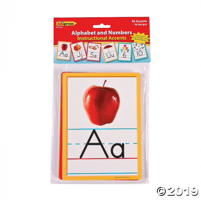 Edupress® Alphabet & Number Cutouts (36 Piece(s))