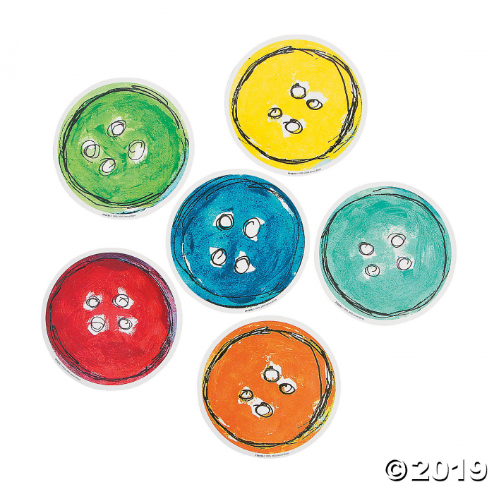 Pete the Cat Groovy Button Cutouts (36 Piece(s))
