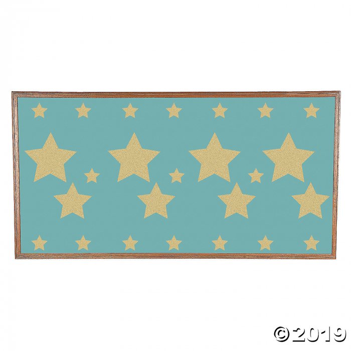 Gold Glitz Stars Bulletin Board Cutouts (30 Piece(s))