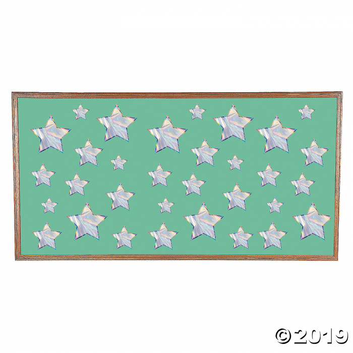 Iridescent Stars Bulletin Board Cutouts (60 Piece(s))