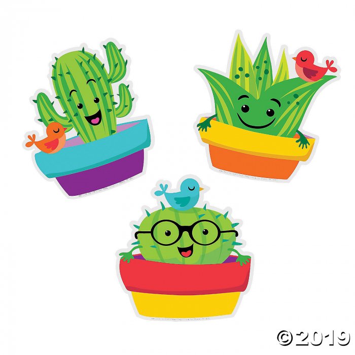 Eureka® Sharp Bunch Cactus Bulletin Board Cutouts (14 Piece(s))