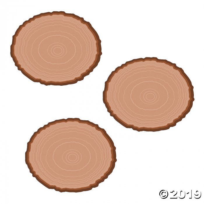 Wood Slice Bulletin Board Cutouts (48 Piece(s))