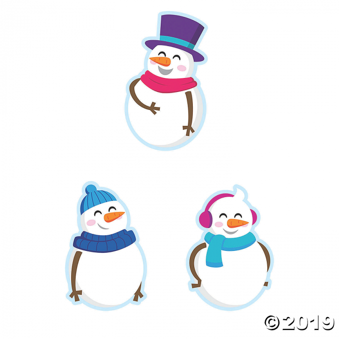 Snowmen Bulletin Board Cutouts (48 Piece(s))