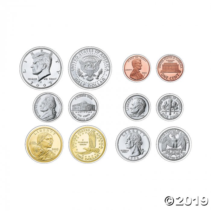 Classic Accents® U.S. Coins Bulletin Board Cutouts (36 Piece(s))