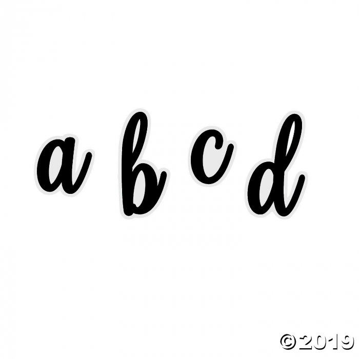 Lowercase Script Bulletin Board Letters (1 Set(s))