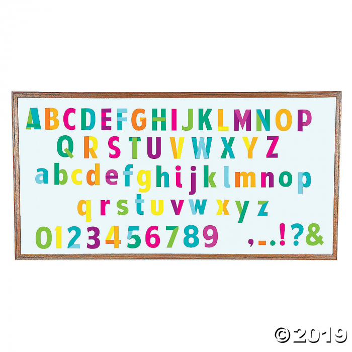 Bright Classroom Bulletin Board Letters & Numbers (1 Set(s))