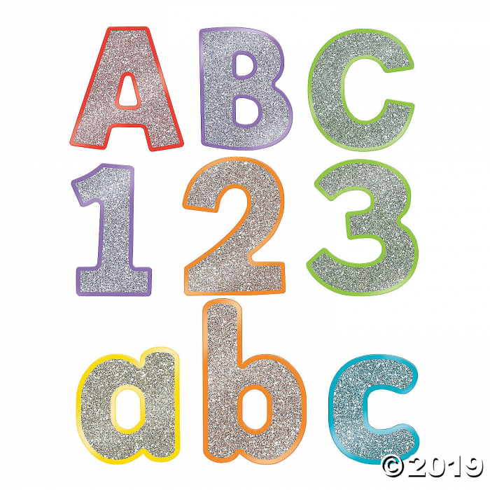 Carson-Dellosa® Colorful Glitter Bulletin Board Letters (1 Set(s)) Carson-Dellosa® Colorful Glitter Bulletin Board Letters (1 Set(s))