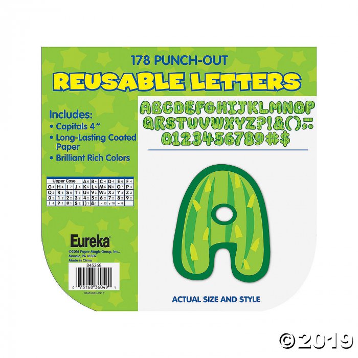 Eureka® Sharp Bunch Cactus Bulletin Board Letters (1 Set(s))