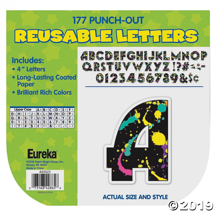 Eureka® Rock the Classroom Bulletin Board Letters (1 Set(s))