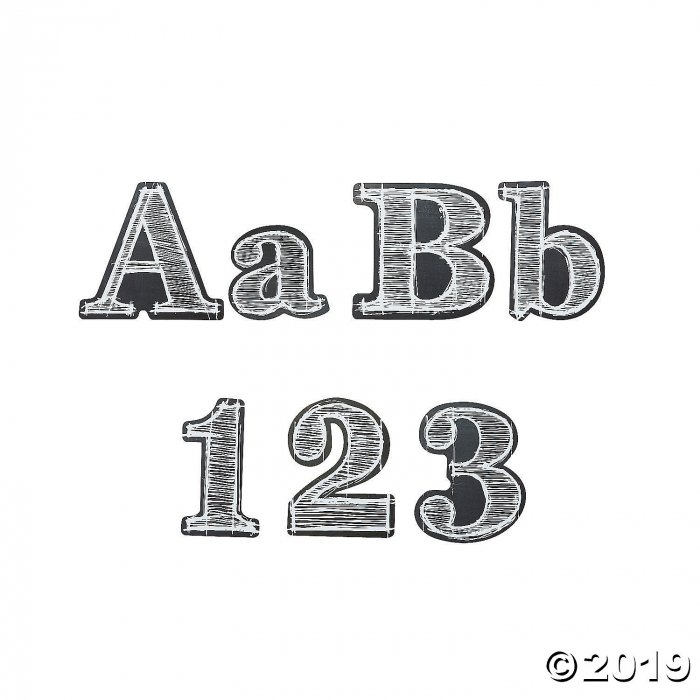 Chalkboard Letter Pop-Outs (1 Set(s))